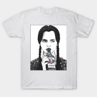 Wednesday Addams drawing T-Shirt